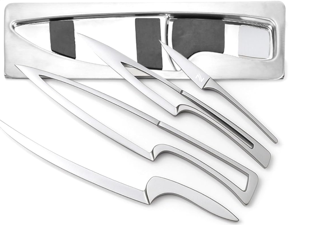 Knife Within A Knife - Stainless Steel Nested Cooking Knife Set